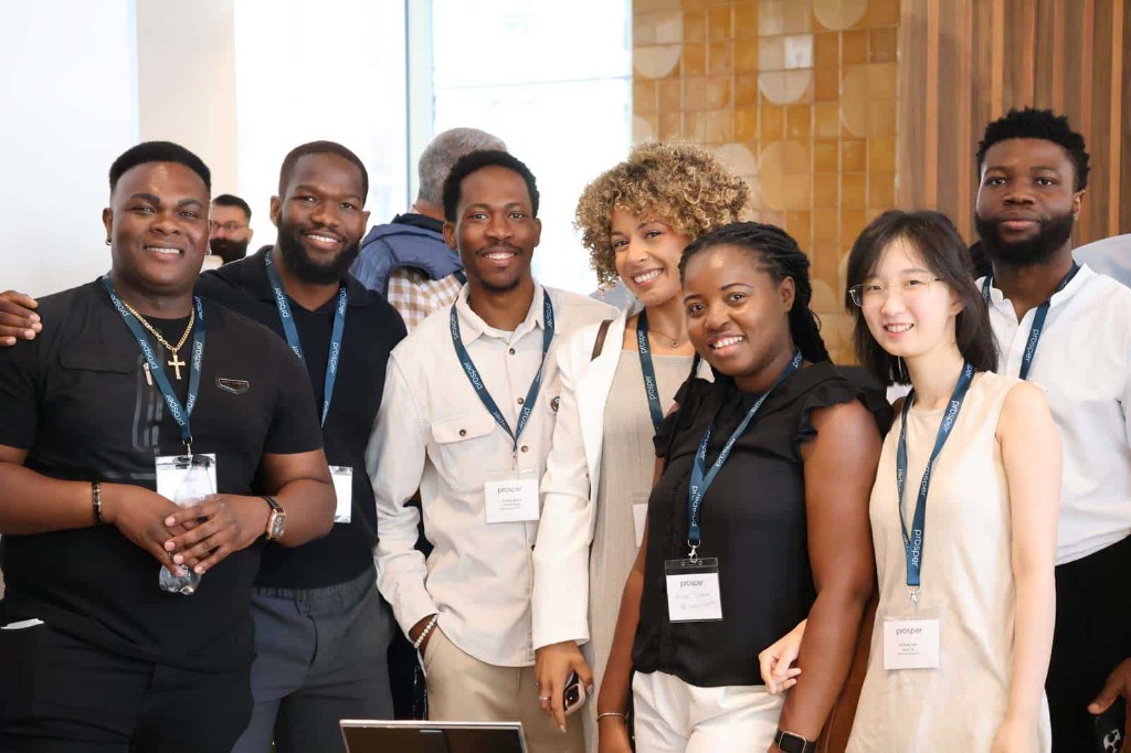Members of the Prosper² loyalty programme at a networking event